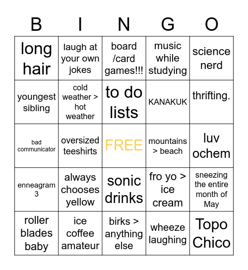HOW ANNA ARE YOU? Bingo Card