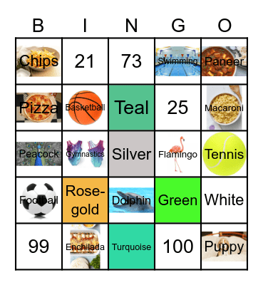HIVA Bingo Card