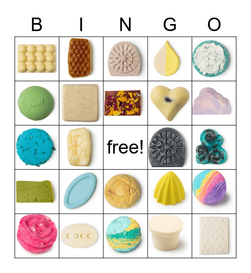 Naked Lush Bingo Card