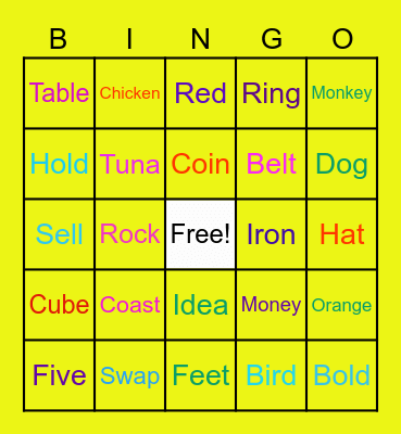 CHAVERIM Bingo Card