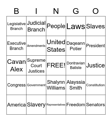 ELA/ReadingVocabulary Bingo Card