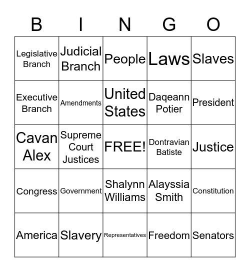 ELA/ReadingVocabulary Bingo Card