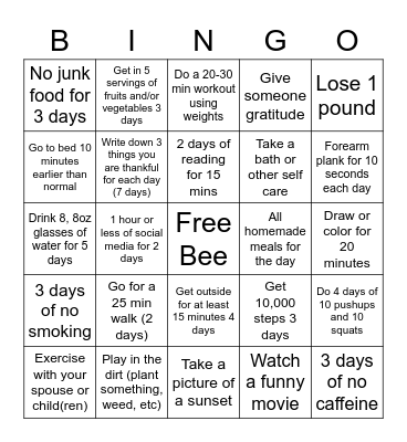 Surviving the Quarantine Bingo Card