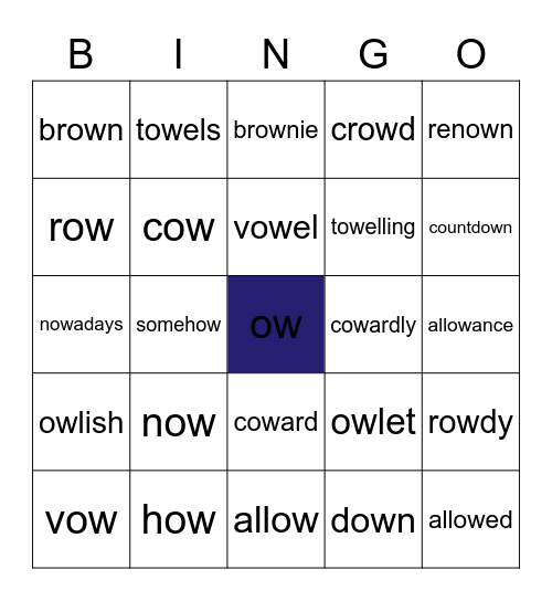 Brown Cow Bingo