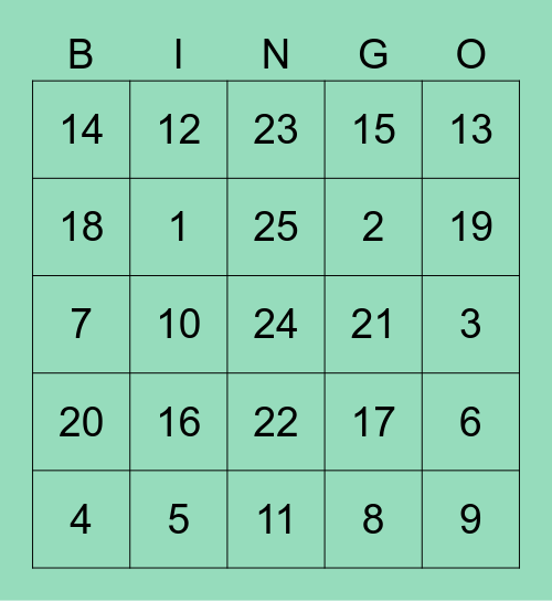 mina classy girl Bingo Card