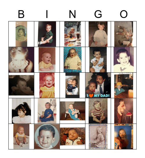 Sales Baby Bingo Card