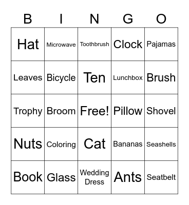 Social Group Bingo Card