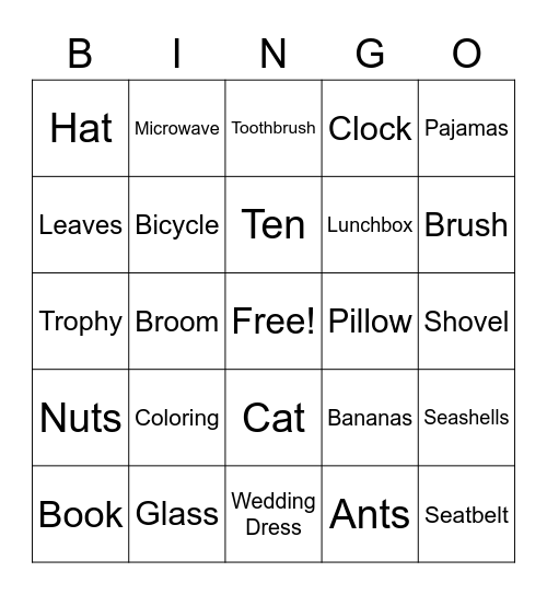 Social Group Bingo Card