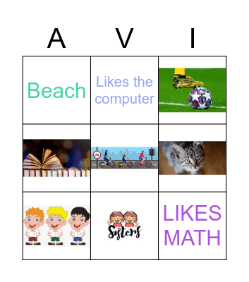 A.V.I.D BINGO Card