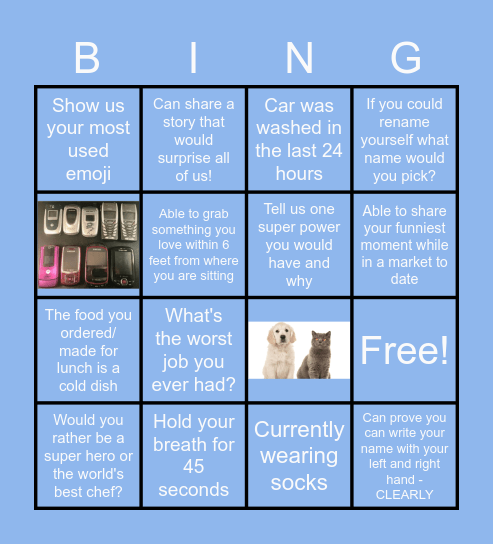Home Bing - invisible 0! Bingo Card