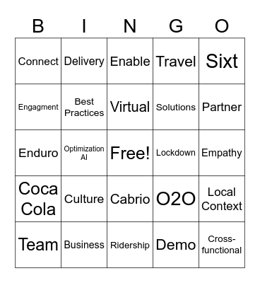 GES April Training Day BINGO! Bingo Card