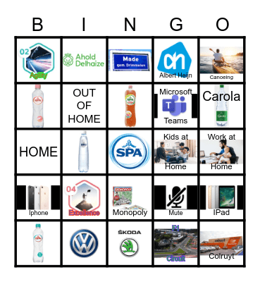 Spadel Bingo Card