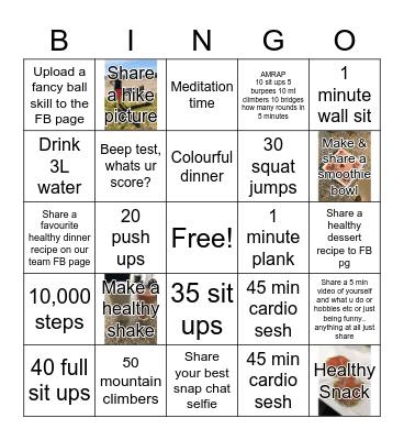 Blank Template Bingo Card