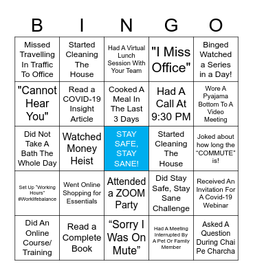 NIELSEN Bingo Card