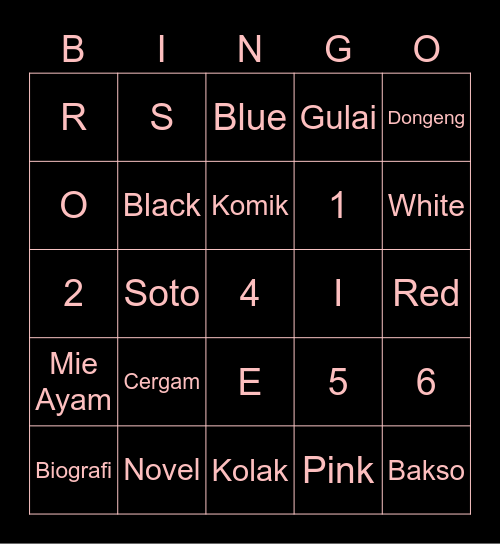 ROJE97s Bingo Card