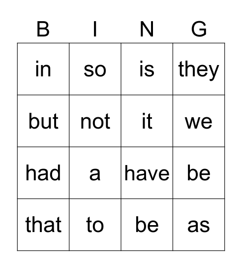 Magic 100 - Red Words Bingo Card