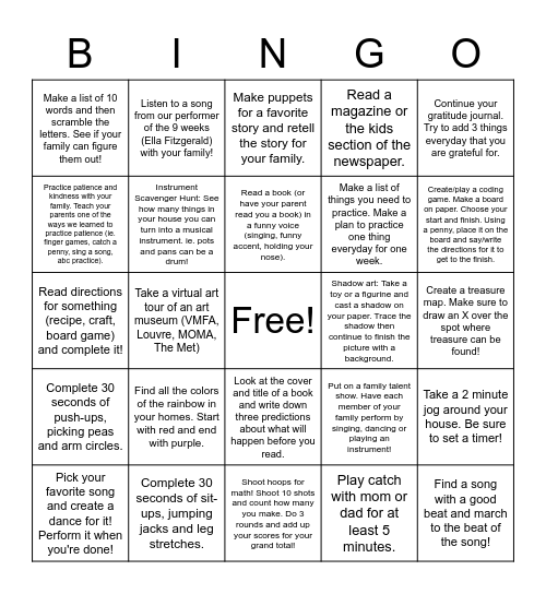 Resource Bingo - Complete at least 2 BINGOs (Bingo is 5 in a row - Free Space Counts!) Bingo Card