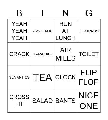 THERE'S NO "I" IN MEASUREMENT Bingo Card