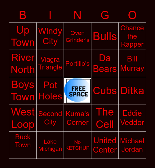 CHI-TOWN Bingo Card