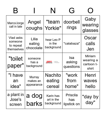 ESPN Deportes Digital Strategy Bingo Card