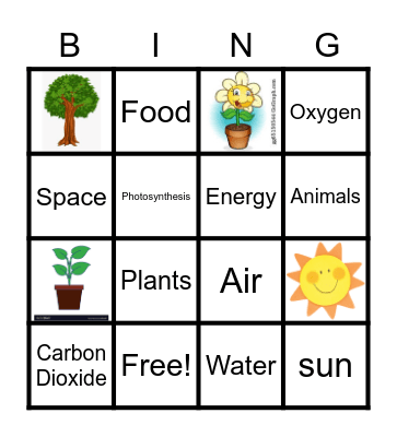 Science Bingo Card