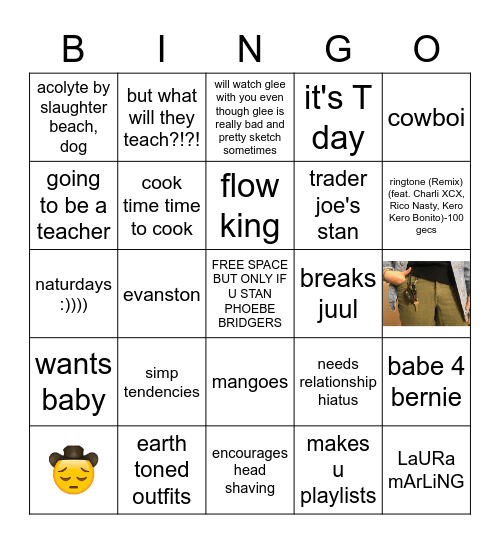 Meelo Beengo Bingo Card