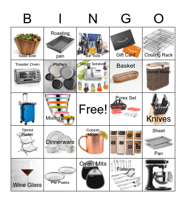 Lillie's Bridal Shower Bingo Card