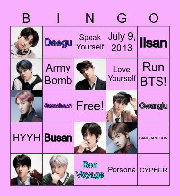 Lockdown Bingo Card