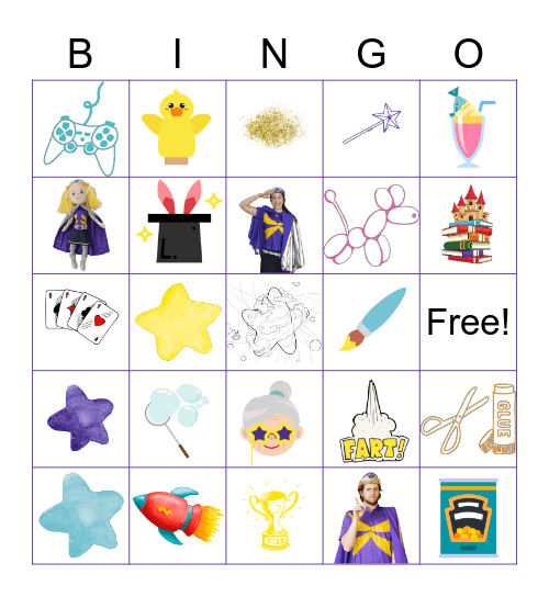 Ultimate Starlight Bingo Card