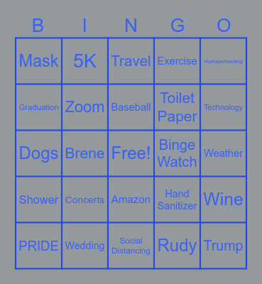 #FU COVID BINGO Card