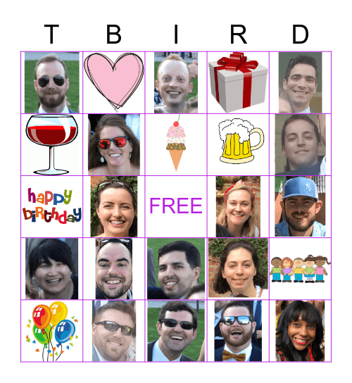 T-Bird Covid Bingo! Bingo Card