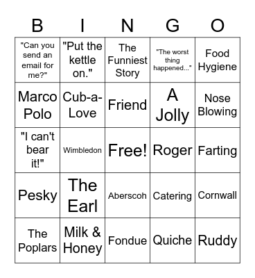 Nai's Birthday Bingo! Bingo Card