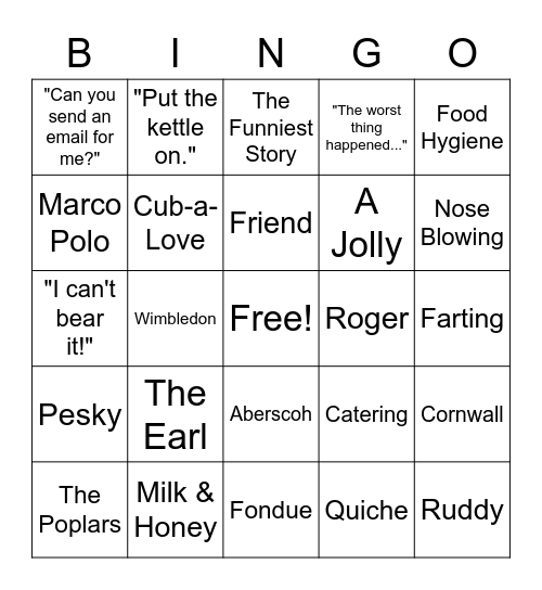 Nai's Birthday Bingo! Bingo Card