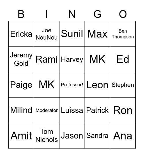 PEMBA RP 2 Day 4 Bingo Card