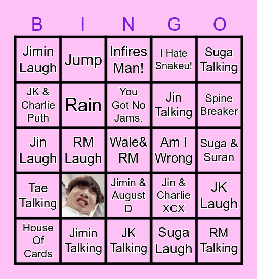 Bangtan Babes Bingo Card