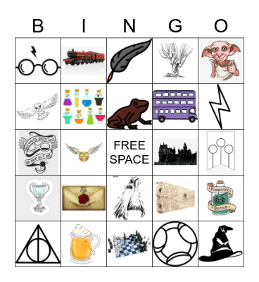 Harry Potter Bingo Card