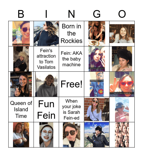 Fein Bingo Card