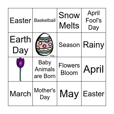 Spring Bingo Card