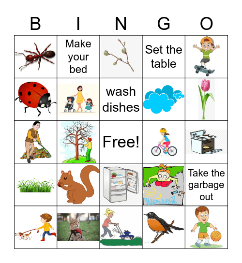 Home Bingo Card