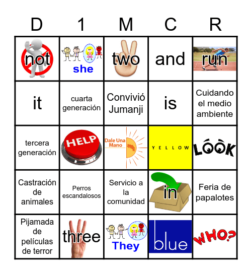 Dale Una Mano a Costa Rica Bingo Card