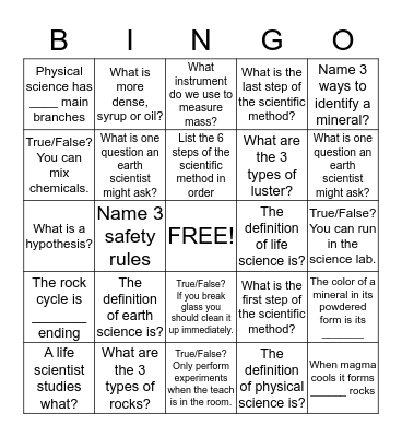 Human Bingo Card