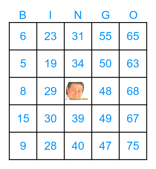 KALAHI B-B-BINGOOOO Bingo Card