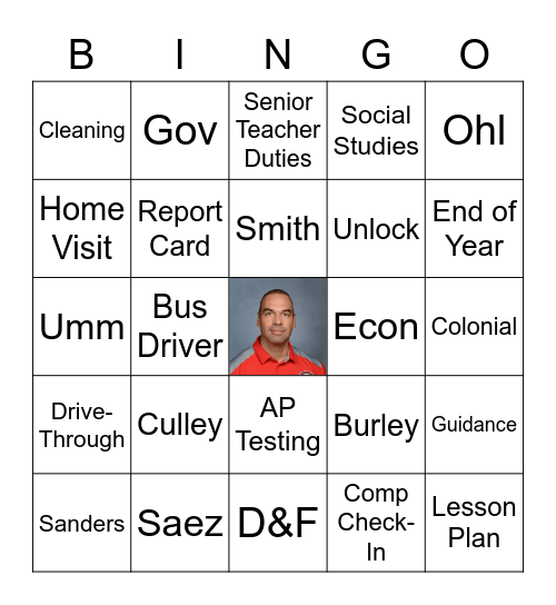 PLC Survival Bingo Card