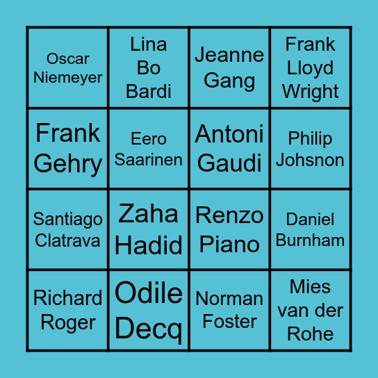 famous-architects-bingo-card