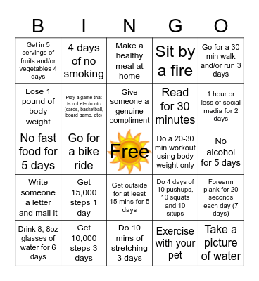 Surviving the Quarantine Bingo Card