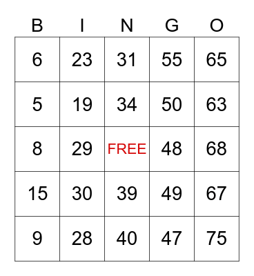 Virtual Bingo... Sponsor COVID-19 Bingo Card