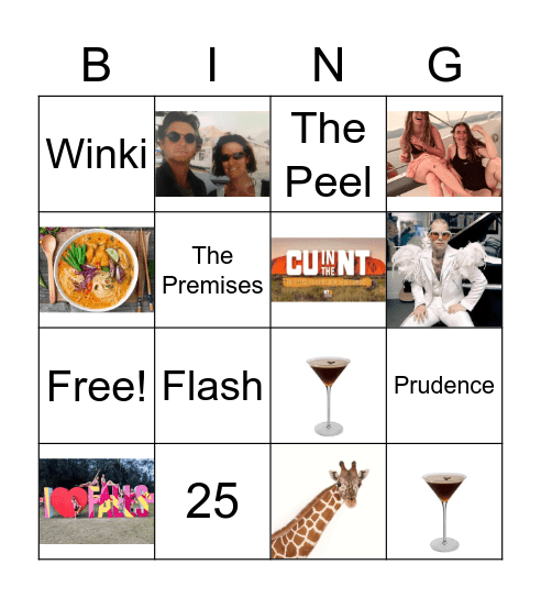 Birthday Bingo Card