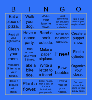 MAY BINGO Card