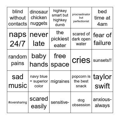 bella bingo Card