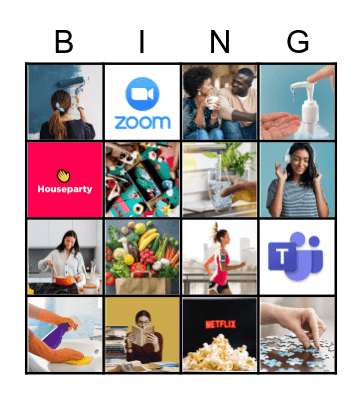 Health & Wellbeing Bingo Card